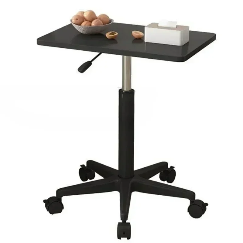 

Mobile lifting table with pulley Small bedside standing laptop desk Live workbench Podium