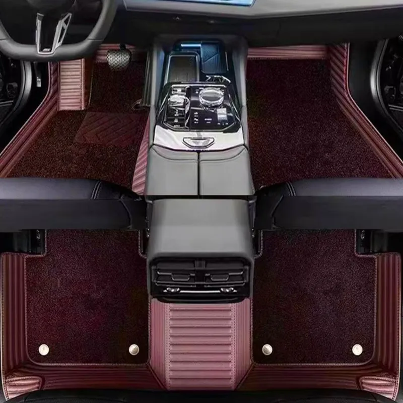 

Custom special car floor mats for Volkswagen Touareg 2026-2019 Top quality rugs double layers carpets for Touareg 2024