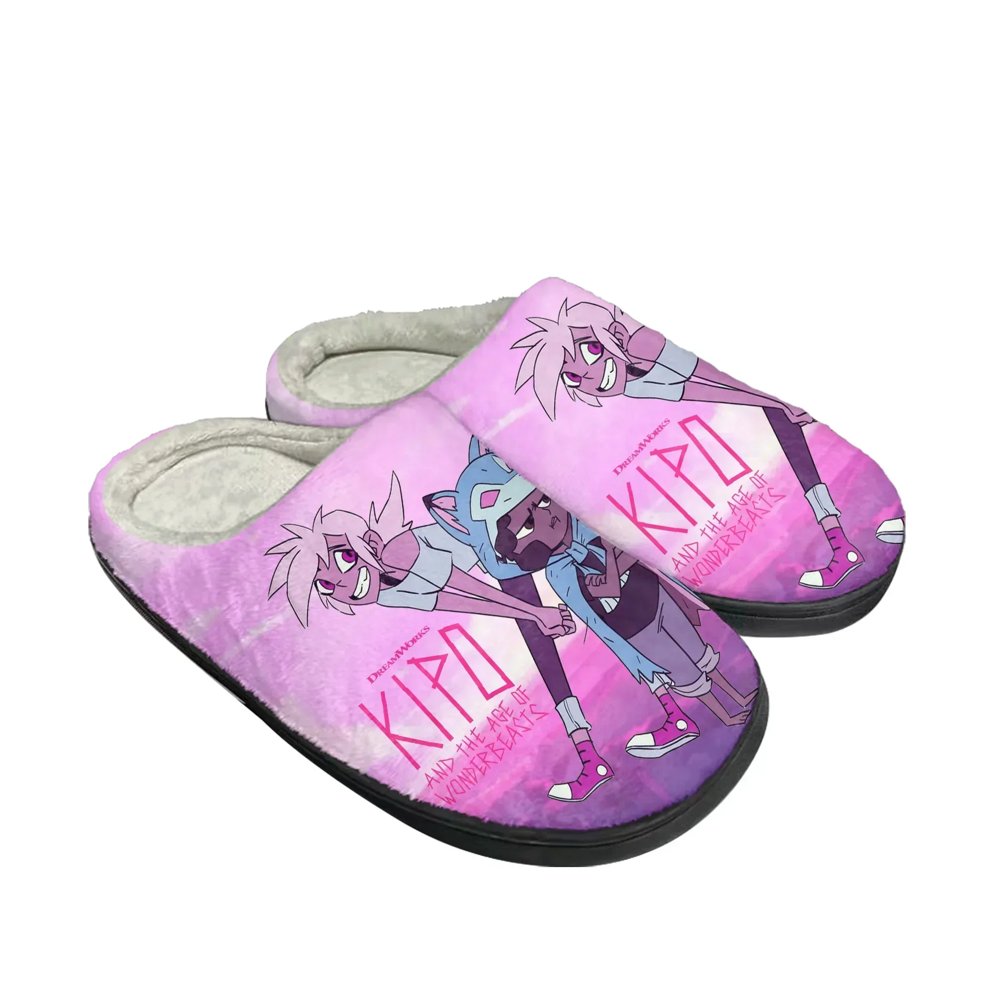 Kipo And The Age Of Wonderbeasts Home Cotton aldult Slippers Plush Bedroom Casual Keep Warm Shoes Custom Thermal Indoor Slipper