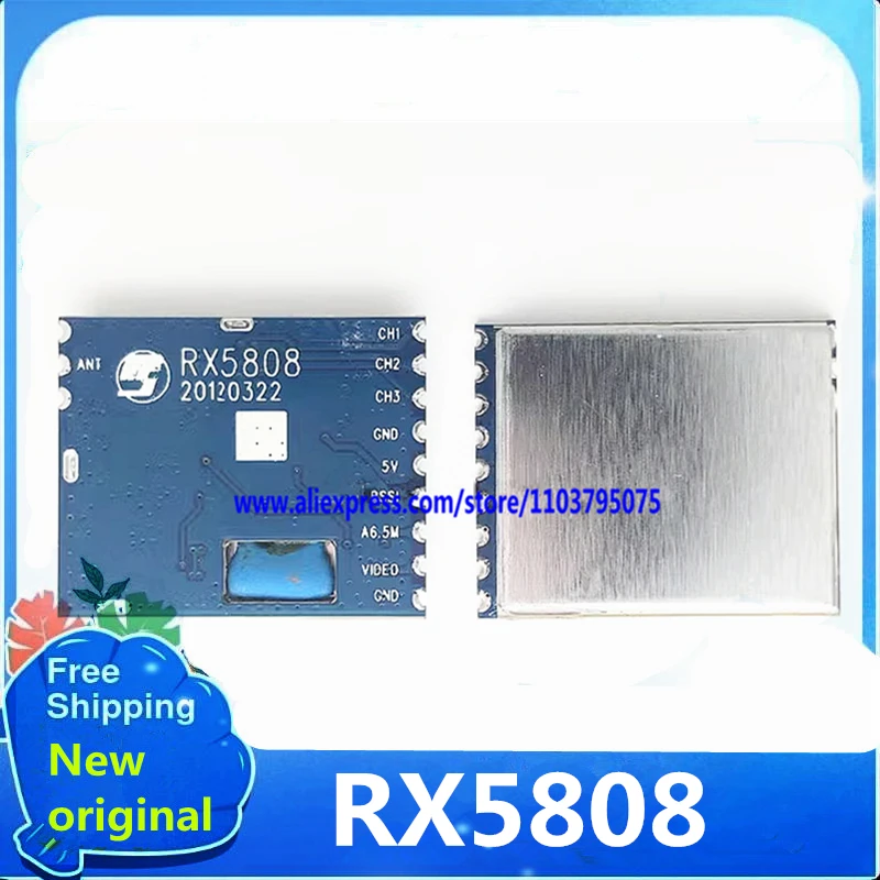 1 STKS 100% Nieuwe RX5808 5.8G FPV 48 frequentie draadloze audio en video ontvangstmodule