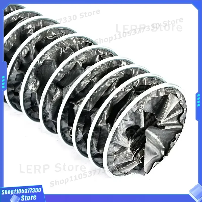 High Temp Resistant PVC Coated Air Duct for Smoke Exhaust Ventilation System Boiler Heat Expansion Flexible Hose Pipe