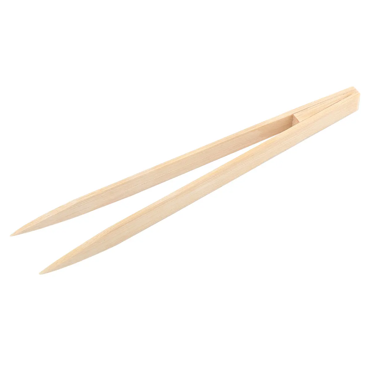 Non-magnetic Insulation Tweezers for Electronics Repair Tool, 15cm Precision Bamboo Tweezers with Pointed Tip