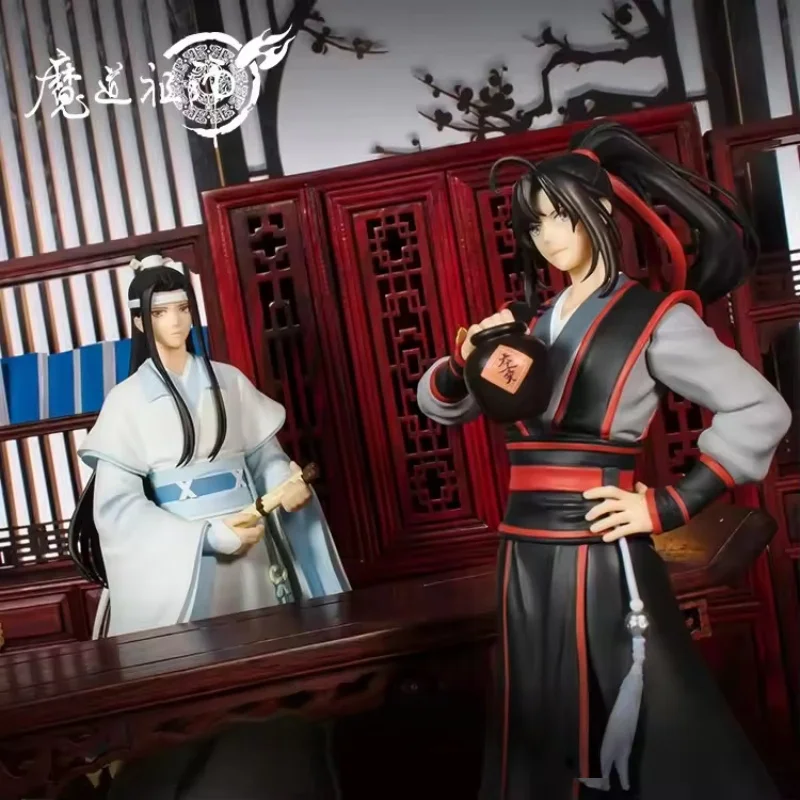 

Genuine The Untamed Mo Dao Zu Shi 19cm Lan Wangji Wei Wuxian Anime Figures Pop Up Mdzs Collect Model Peripheral Gift