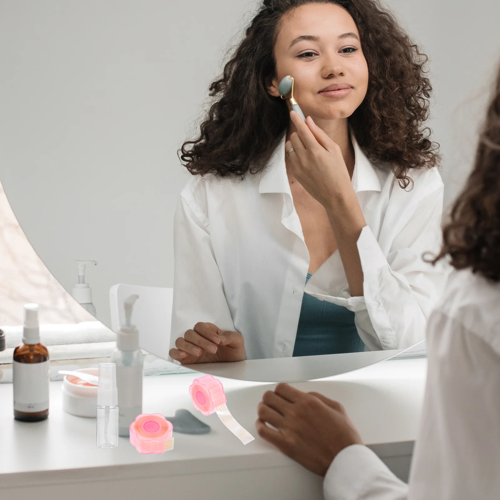 1Set Doppelte Augenlidbänder Premium Unsichtbare Augenlidstreifen für Frauen Starke Unterstützung Natürliche Wirkung Augenheber Make-up-Tools