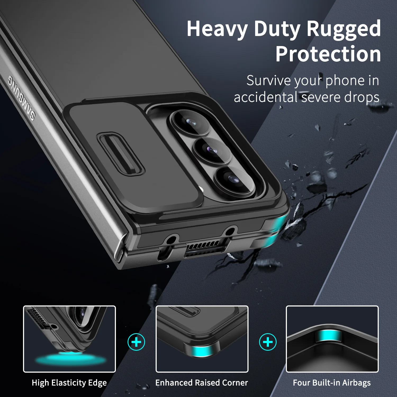 الشريحة حماية الكاميرا درع المغناطيسي ل Magsafe جراب هاتف لسامسونج Z أضعاف 7 6 غطاء ل غالاكسي Z أضعاف 7 ZFold 7 6 5 4 5G