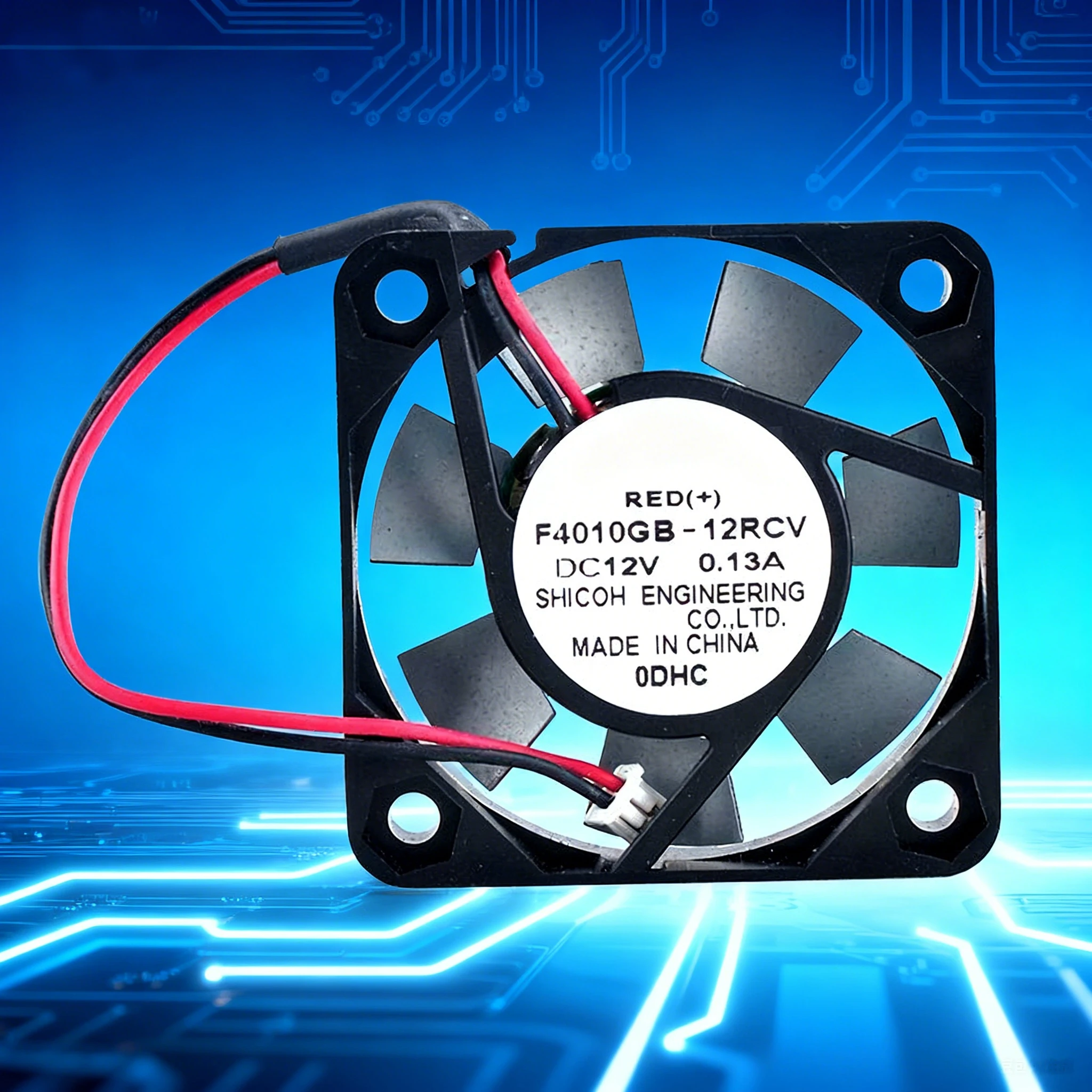 

F4010GB-12RCV Вентилятор охлаждения с металлическими листьями 4 см 40 мм 40x40x10 мм DC12V 0,13A Малошумный вентилятор для силового маршрутизатора