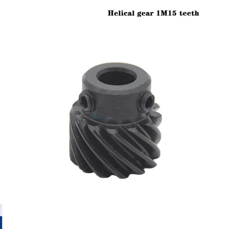 Helical Gear 1M/mold 15 Teeth/T Helical/staggered/45 Degree Helical Gear, Left/right Rotation High Torque Can Replace Bevel Gear