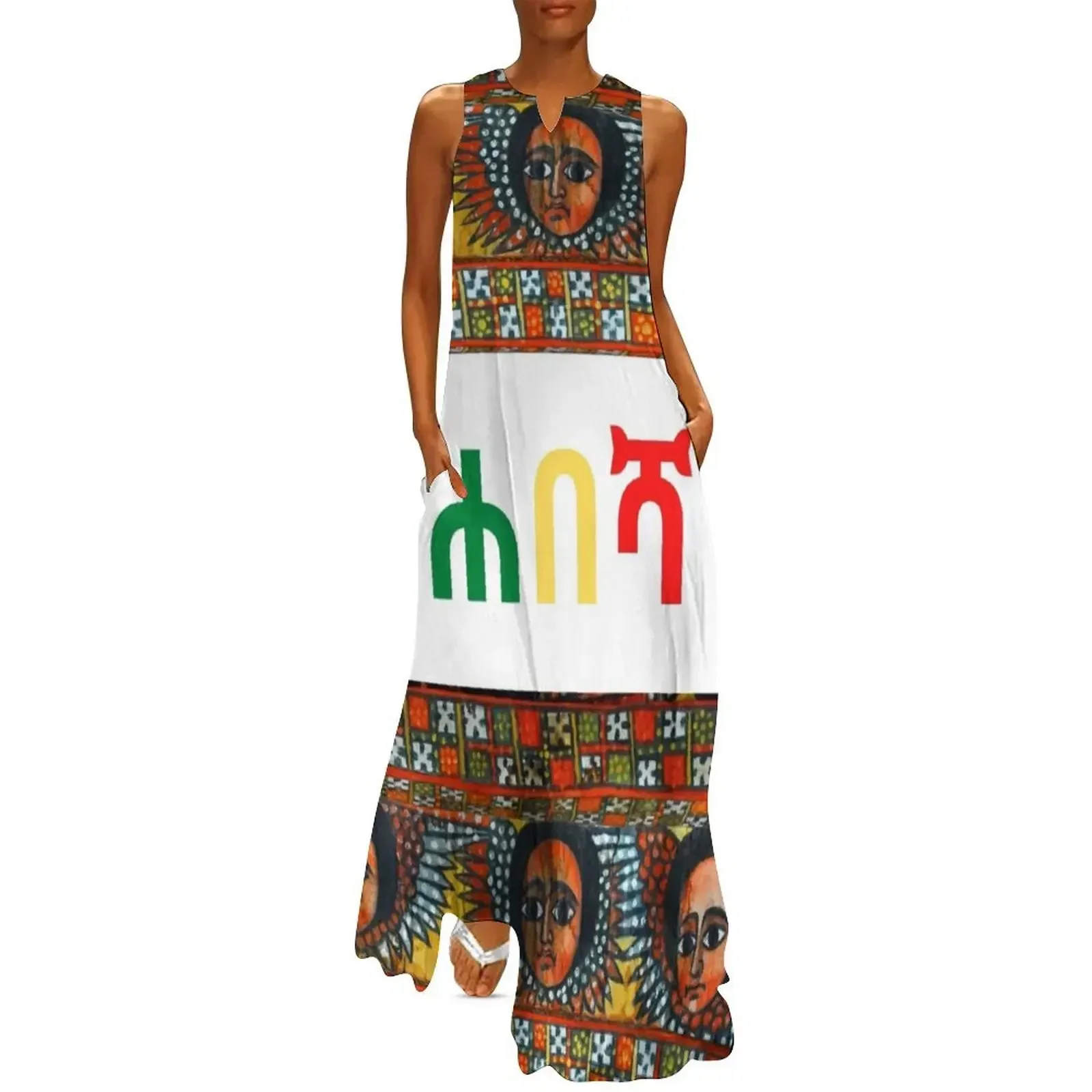 

Ethiopian  Long Dress women clothes bandage dress Women's summer dresses women's clothing korea stylish Dress