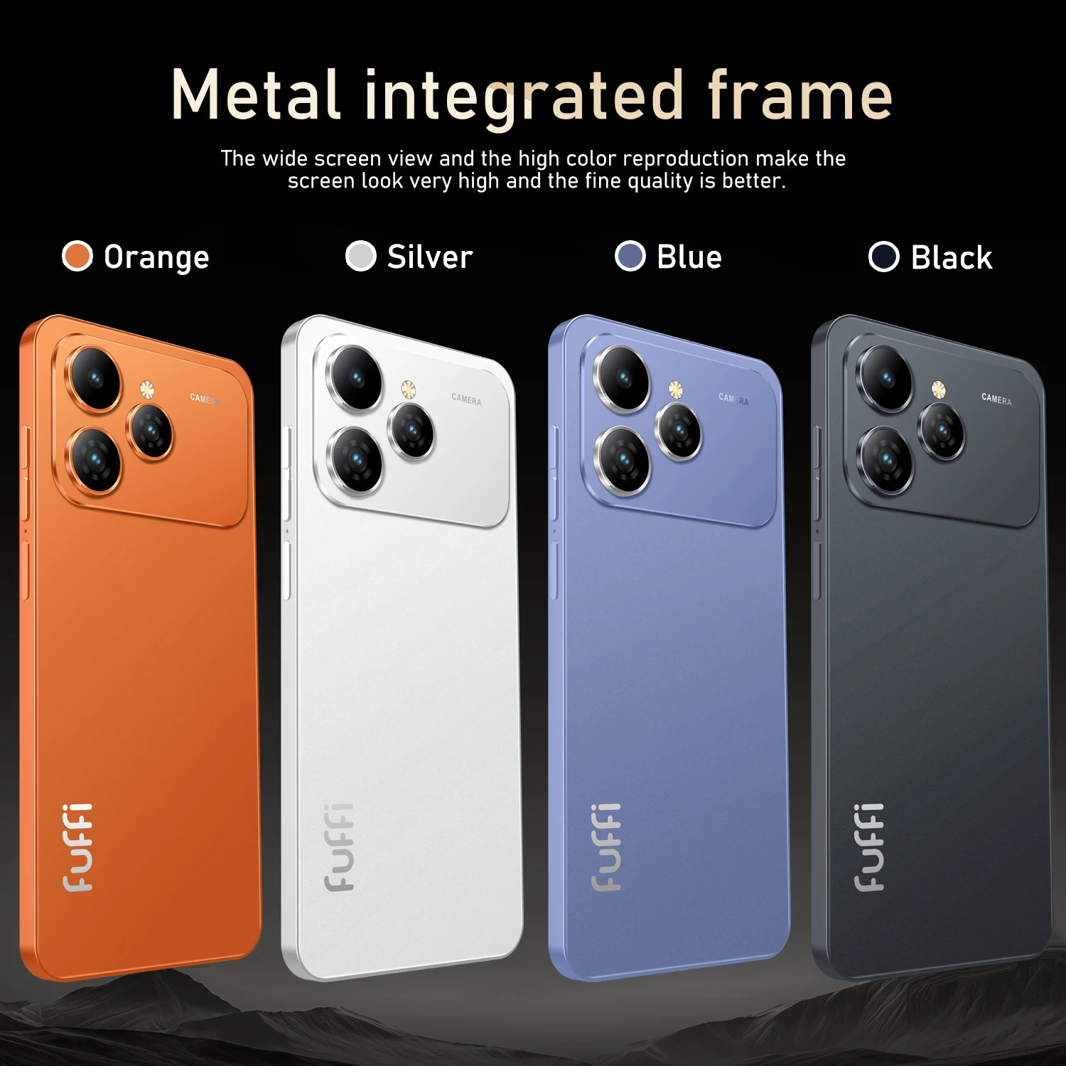 FUFFI Global Vision i17 Pro Max Smartphone Android 6GB RAM 128GB ROM 6.56 Inch Phone 720x1612HD 24+48MP 4G Network Mobile Phones view 2