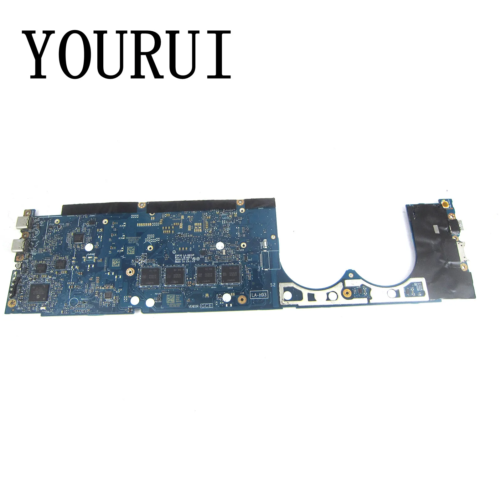 Imagem -03 - Placa-mãe Portátil para Dell Xps 13 7390 Edp35 La-h931p I510210u I7-10710u Cpu 8gb 16gb Ram Cn068v0g Placa-mãe