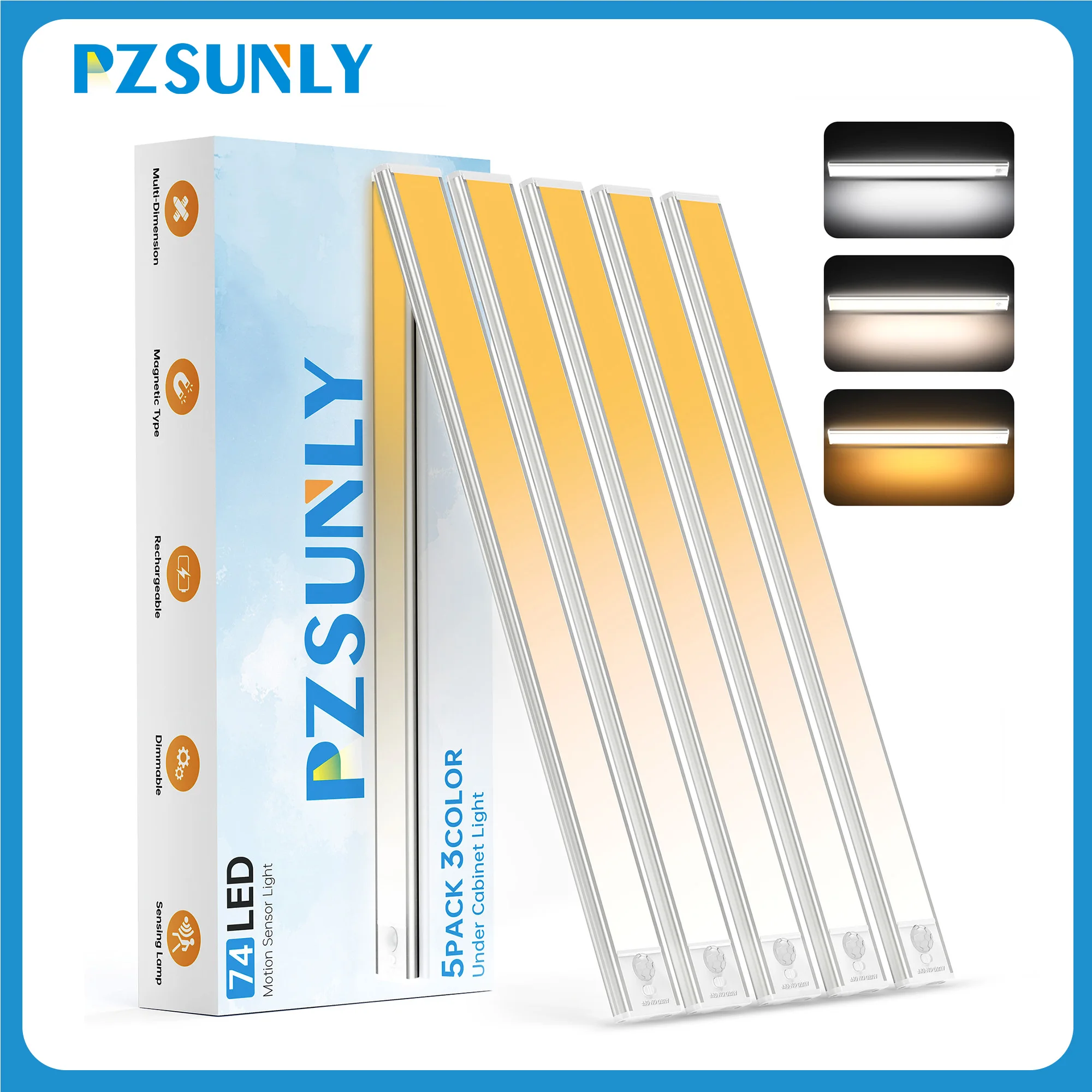 pzsunly-led-motion-sensor-light-rechargeable-magnetic-night-light-3-color-dimmable-cabinet-light-for-kitchen-led-wardrobe-light