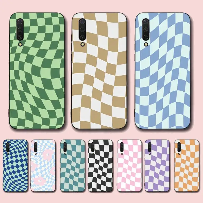 checkerboard funny Phone Case for Xiaomi mi 5 6 8 9 10 lite pro SE Mix 2s 3 F1 Max2 3