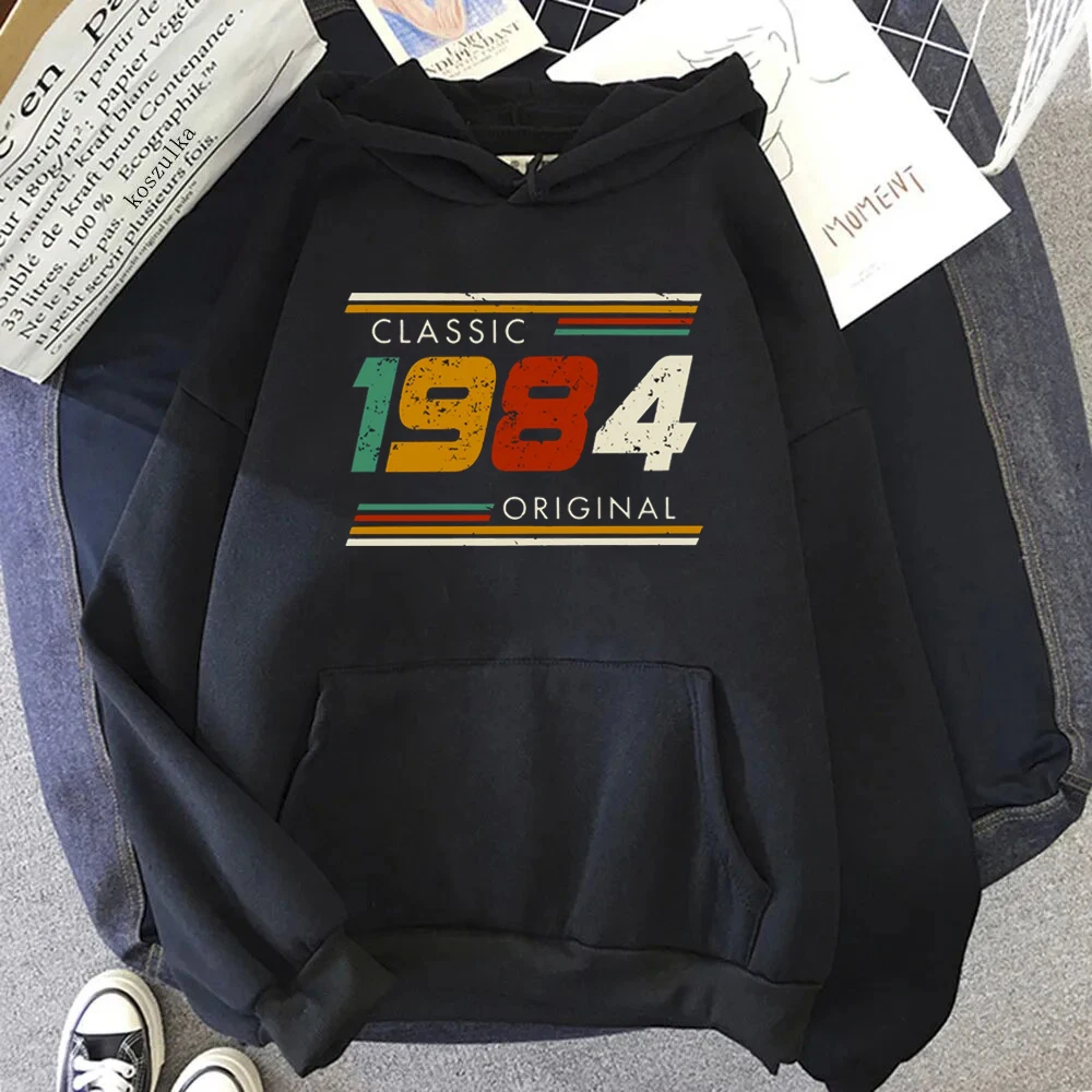 Grafik Geburtstags geschenk 40 Jahre alt geboren 1984 Hoodie 40. Geburtstag Sommer Hoodie Retro Vintage 1984 Hoodie