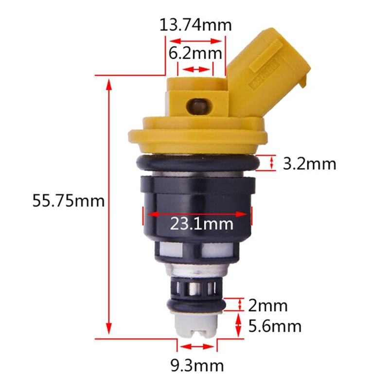 New Fuel Injector Nozzle 16600-AA170 For Subaru 04-06 Turbo Legacy Outback Forester STI WRX GC8