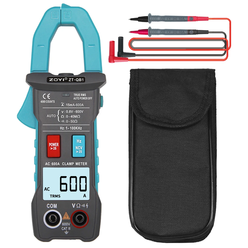 ZOYI  ZT-QB1 Clamp Meter Digital Multimeter AC/DC Ammeter