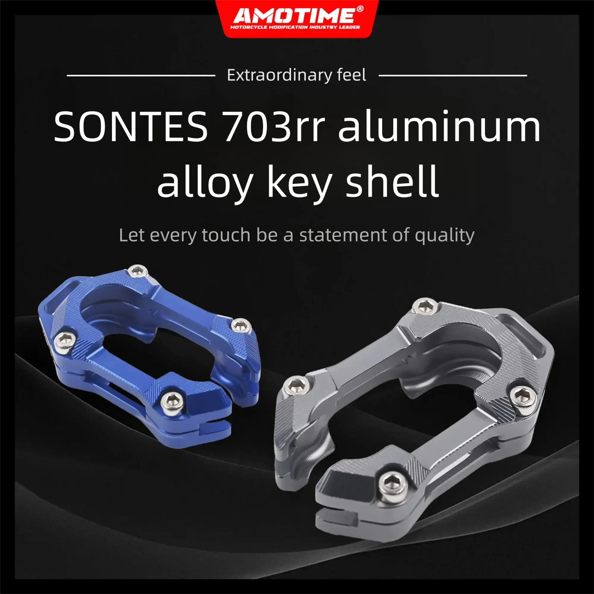 

For SONTES 703RR aluminum alloy key case, key cover, decorative cover, motorcycle accessories
