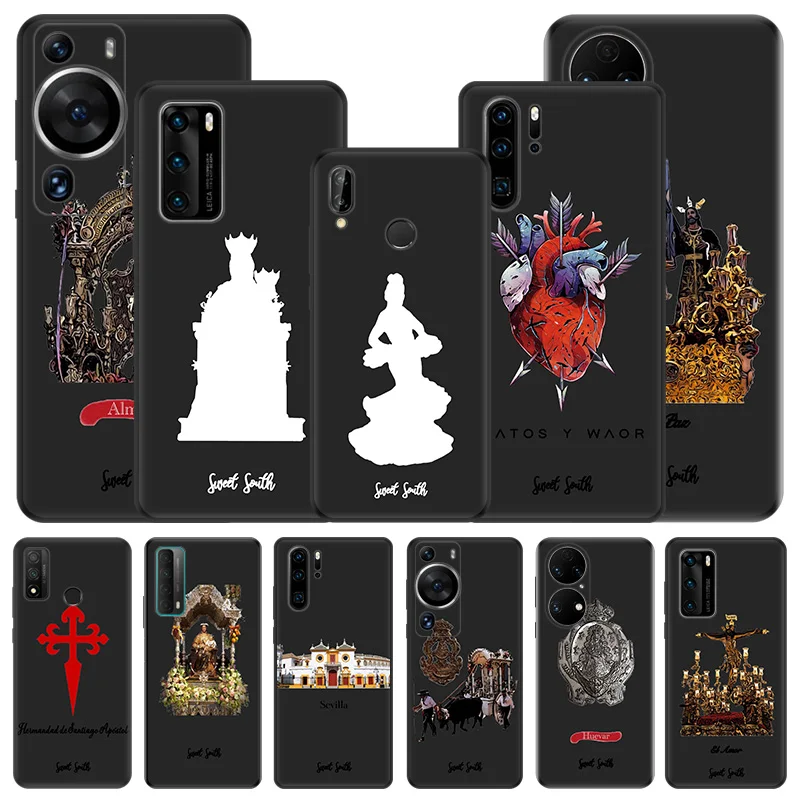 Phone Case For Motorola G200 One Fusion G30 G31 Huawei P20 P30 P40 P-Smart iphone6 Virgin Mary Jesus Church Matte Soft Cover