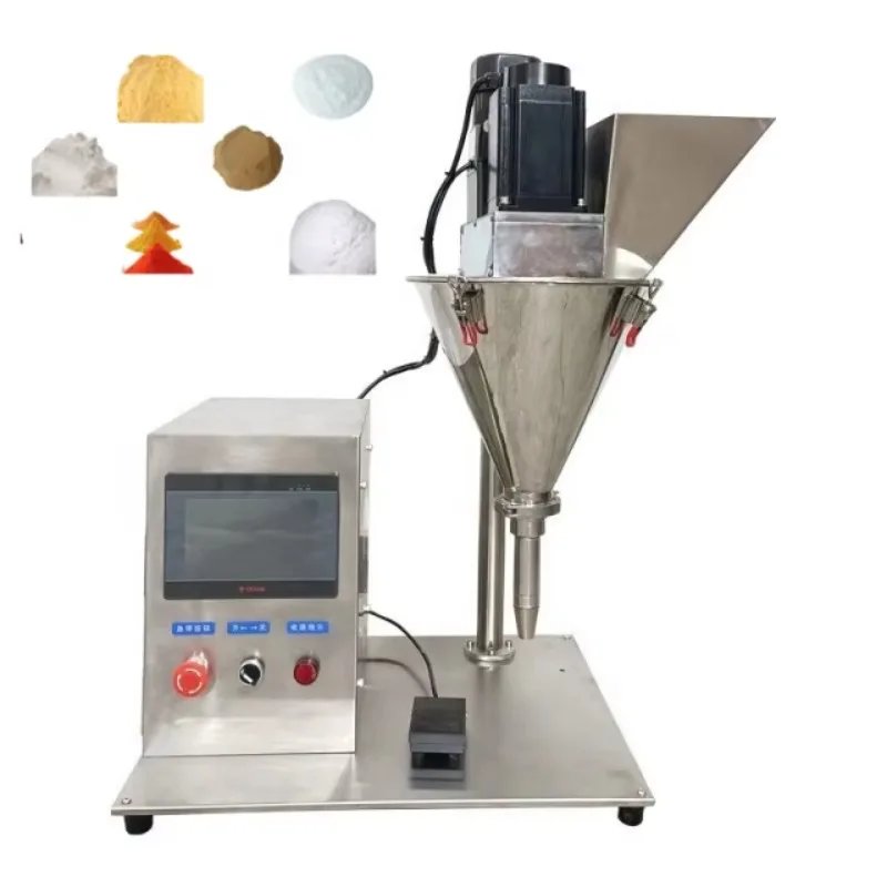 

Table Top Auger Acrylic Screw 8l /15l Hopper Small Jar Powder Bottle Filler Machine Screw Powder Spices Filling Machine