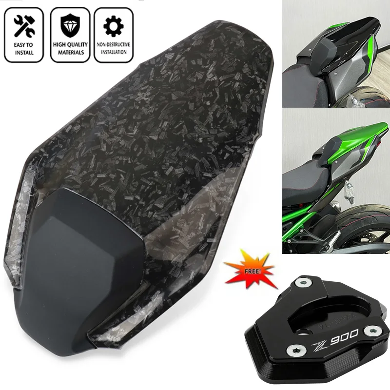 

Motorcycle Pillion Passenger Rear Seat Fairing Tail Section Cover Hump Fairing For Z900 Z 900 SE Z 900 2025 2026 Free Kickstand
