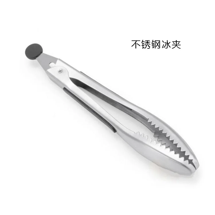 Stock kitchen tools stainless steel ice clip multifunctional food clip