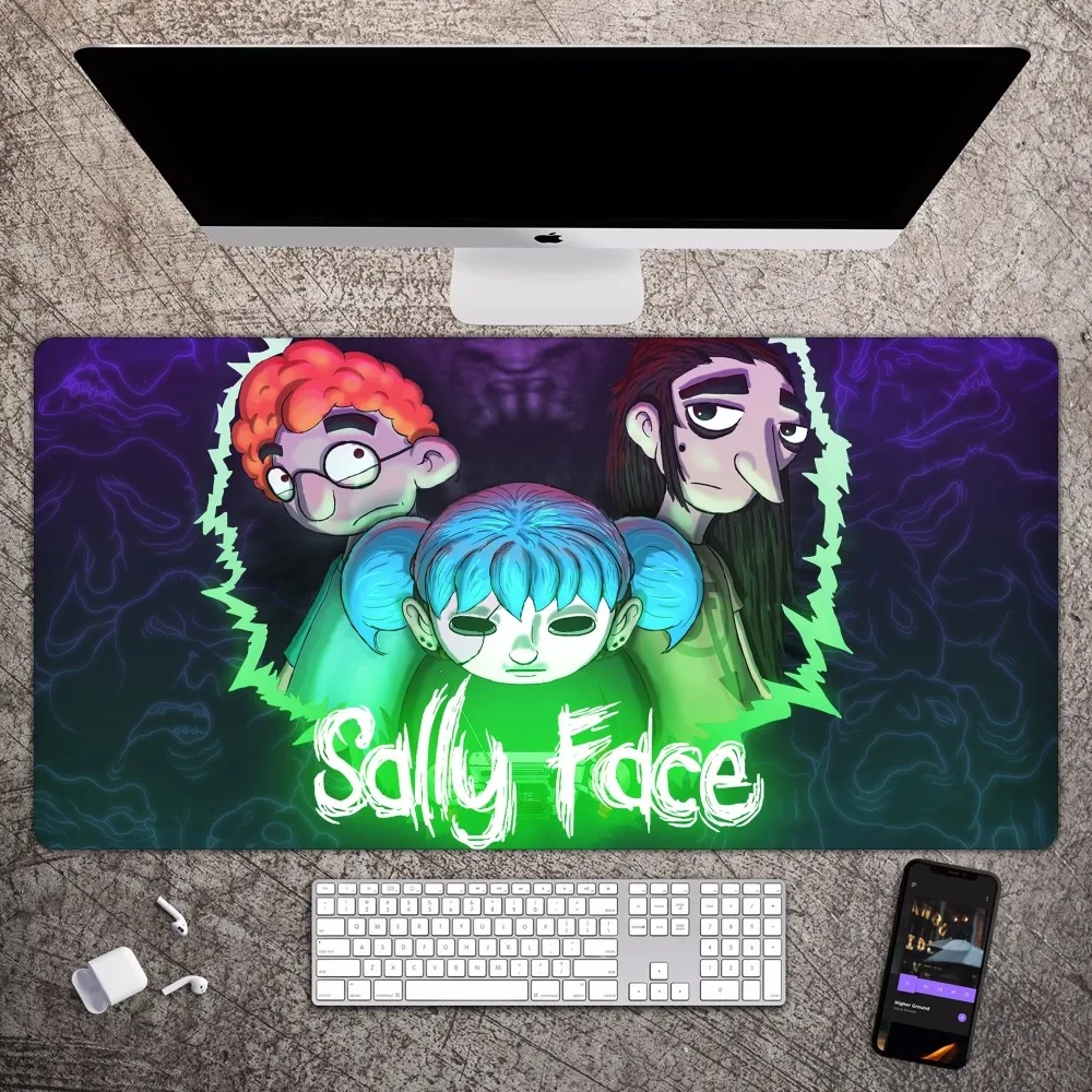 Game Sally Face Mousepad Large Gaming Compute Gamer PC Keyboard Mouse Mat