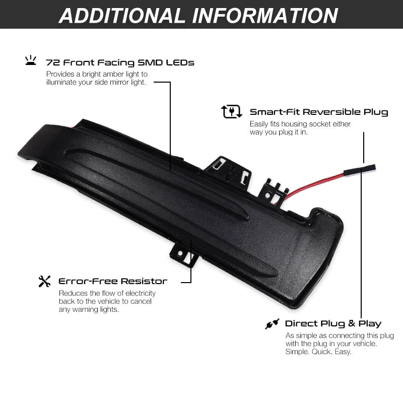 For Mercedes-Benz A B C E S CLA GLA CLS Class W176 W246 W204 W212 C117 X156 LED Dynamic Blinker LED Turn Signal Light Indicator