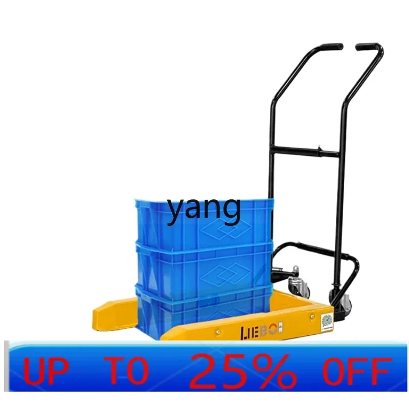 

LTT Non-Airtight Crate Handling Pedal Forklift Plastic Material Box Lift Trolley