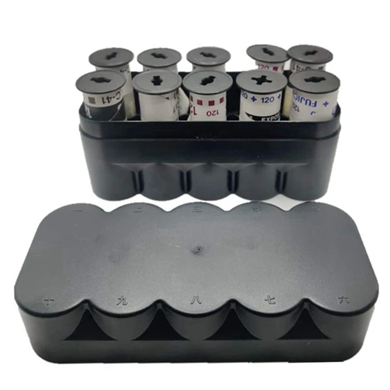 1Pcs 120 Film Plastic Storage Box Container Case Up To Support 10 Rolls Films Without Film Darkroom Equipment