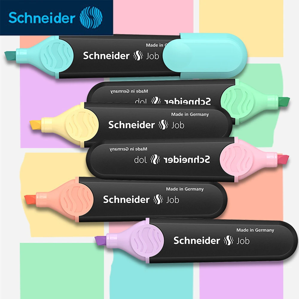 1pcs Germany Schneider Marker Highlighter JOB150 Colourful Office Highlighter Marker Art Stationery Brush Pen School Supplies