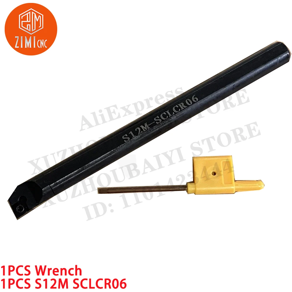 1 قطعة S12M SCLCR06 حامل أداة تحول 12 مللي متر حامل أدوات القطع المخرطة ل CCGT/CCMT مخرطة معدنية أداة CNC ميكانيكي أداة قطع