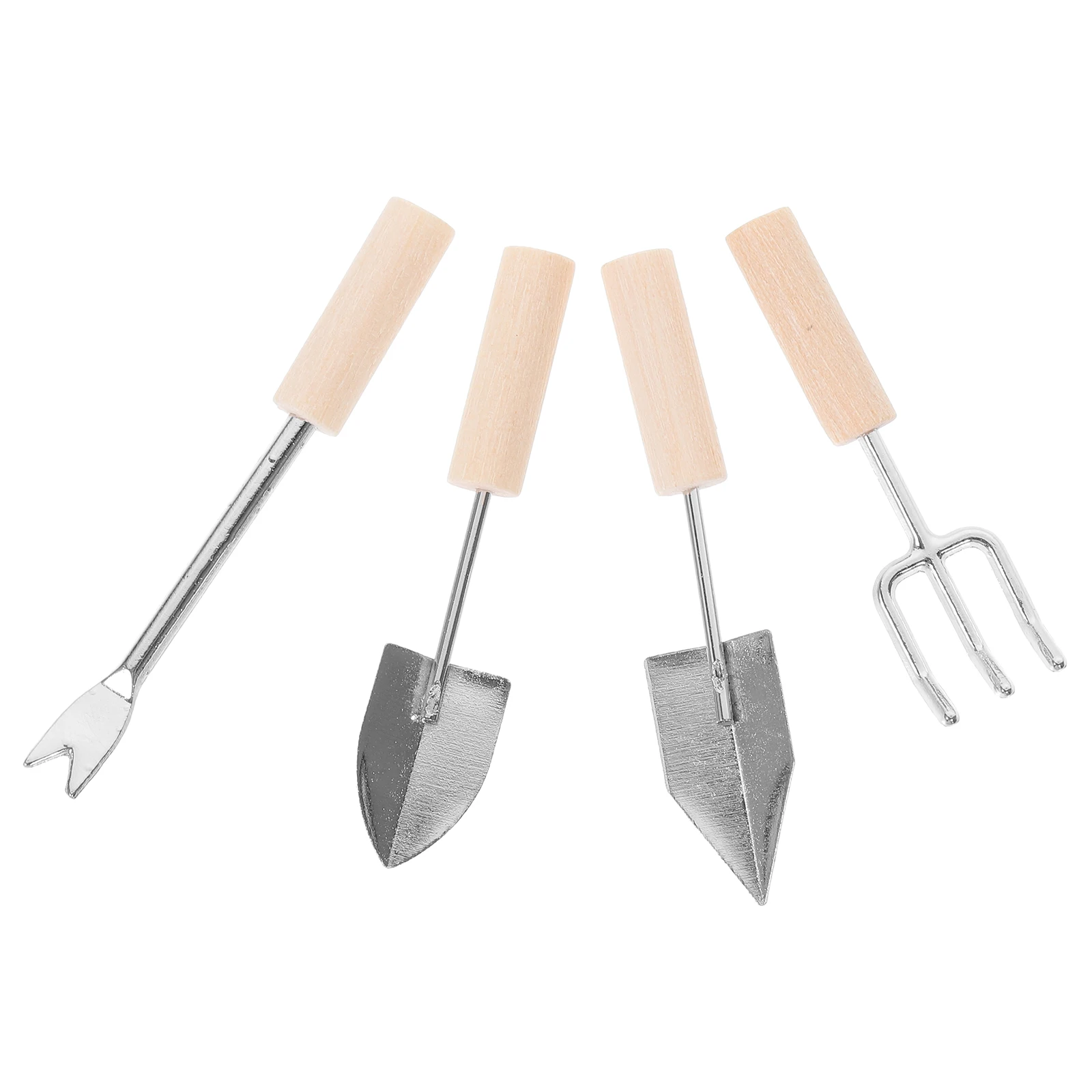 

Mini Gardening Tools Simulation Shovel Rake Lightweight Durable Yard Landscaping Home Ornament Bonsai Accessory Outdoor Model