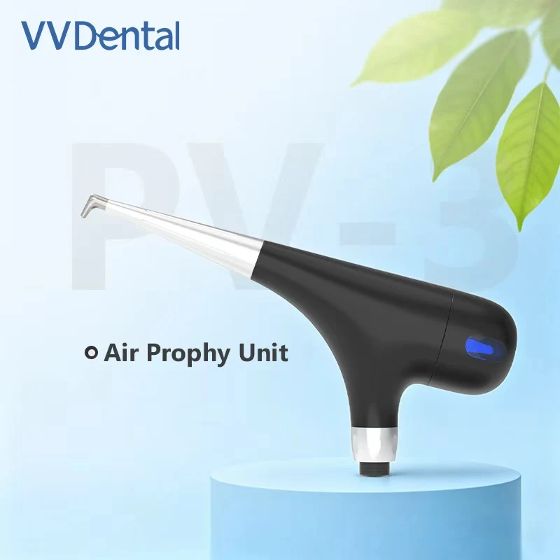VVDendal Air Prophy Dental Teeth Whitening Spray Jet Air Flow Water Polisher Oral Hygiene Device for Efficient Tooth Cleaning