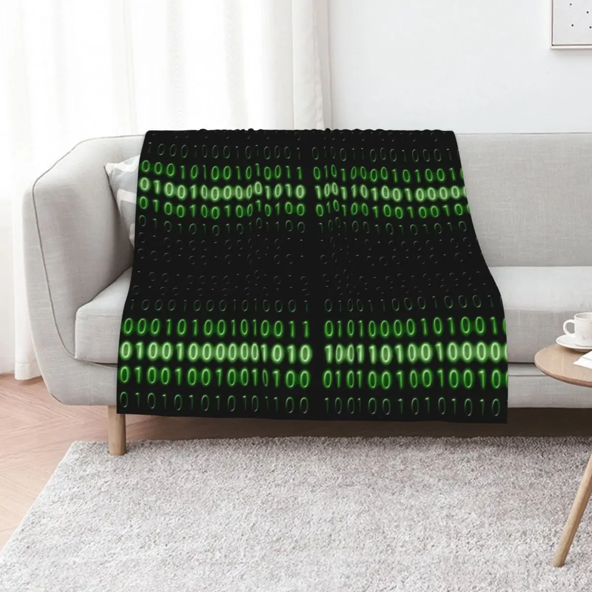FIND YOUR BINARY CODE Throw Blanket Soft Cozy Blanket for Pet Kids Adults