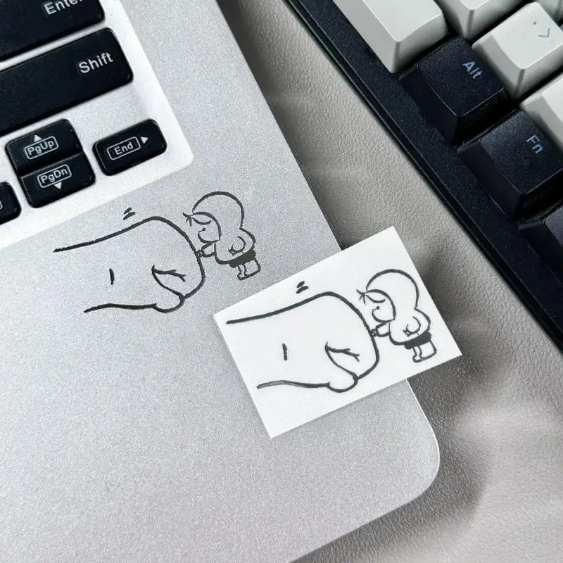 สติกเกอร์โลหะ 3 มิติ กันน้ำ สำหรับตกแต่งเคสมือถือ แล็ปท็อป สไตล์สร้างสรรค์ สวยงาม ลายการ์ตูนสาวน้อยและแมว