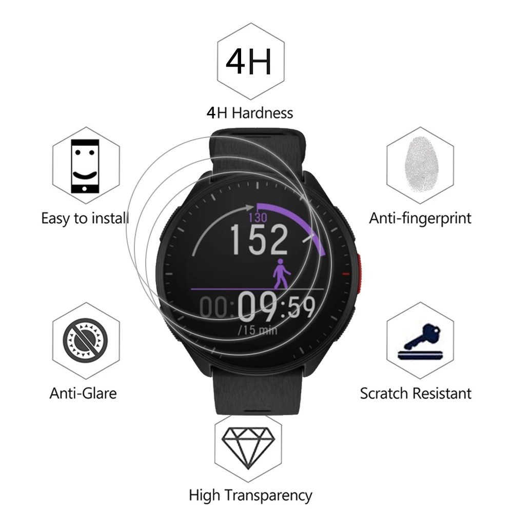 3 pezzi protezione schermo in TPU per Polar Pacer Pro SmartWatch orologio impermeabile pellicola protettiva idraulica non in vetro per Polar Pacer