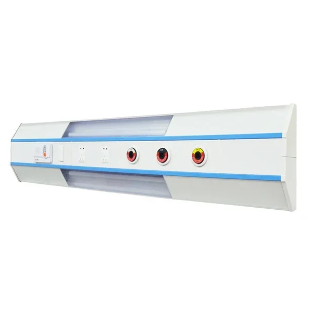 Aluminum Alloy Modular Medical Gas Supply Horizontal Bed Head Unit