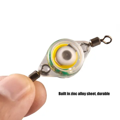 5-1 st LED-fiskebete blinkande 4-färgs djupt droppande undervattensögonformad fiske bläckfiskfiskebete lysande lockande fisk 8 best sales LED-bete - №5