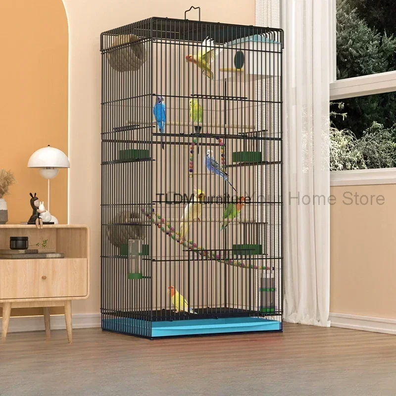 Garden Loungefly Nest Bird Cage Metal Breeding Box Bird Cage Parrot Large Canari House Gabbia Per Papagalli Furniture YN50BC