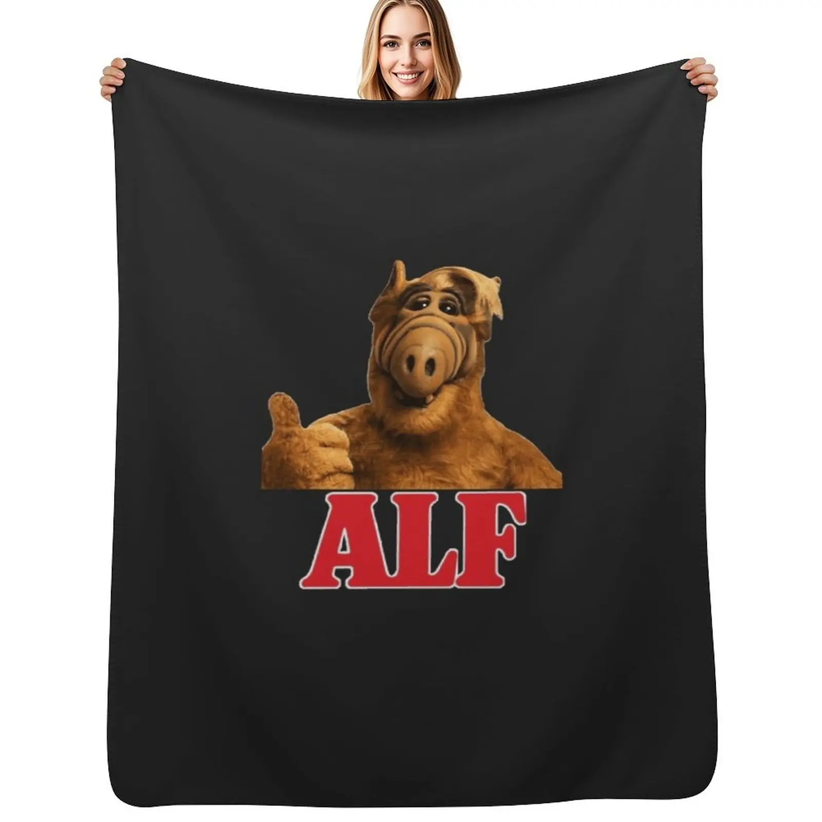 

Alf Classic Throw Blanket funny gift Personalized Gift Decorative Sofas Plaid Blankets