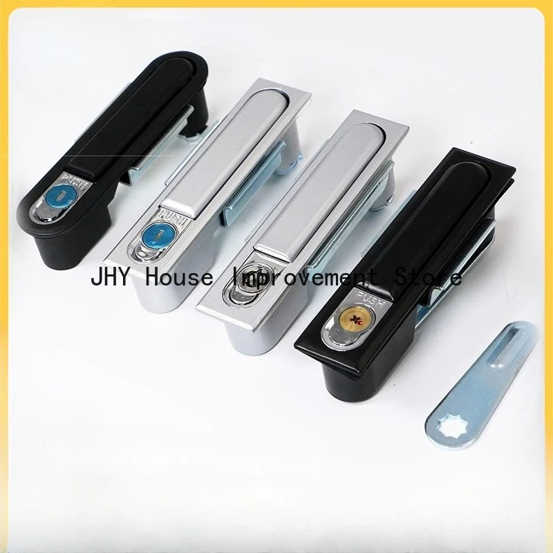 Factory Outlet Black Silver Square Plane Lock MS818 Distribution Box Cabinet Door Locks,Industrial Machinery and Equipment lock