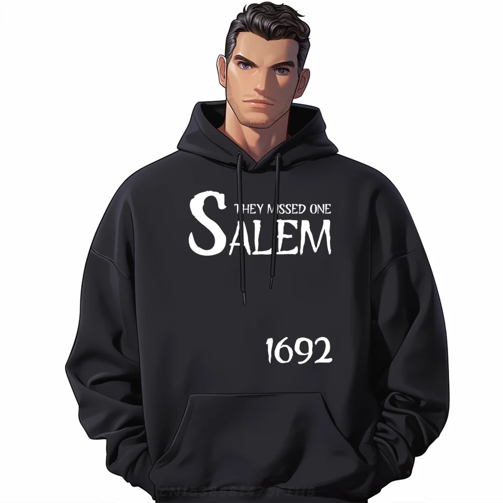 

Salem 1692 They Missed One Camisetas Men's Clothes Japan Style Long Sleeve Pullover Hoodie For Men