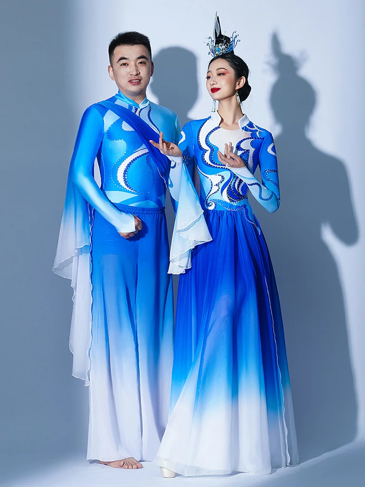 Classical Dance Chang'an Fantasy Night Dance Costume Elephant Landscape Moon Performance Costume Large Stage Modern Dance Group