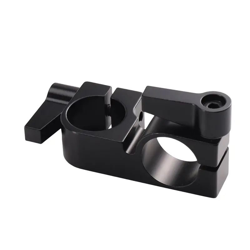 B92B-Rig Clamp 19Mm 90 Degree Rod Clamp For 19Mm Rod Support Rail System Universal Camera Cage Bracket