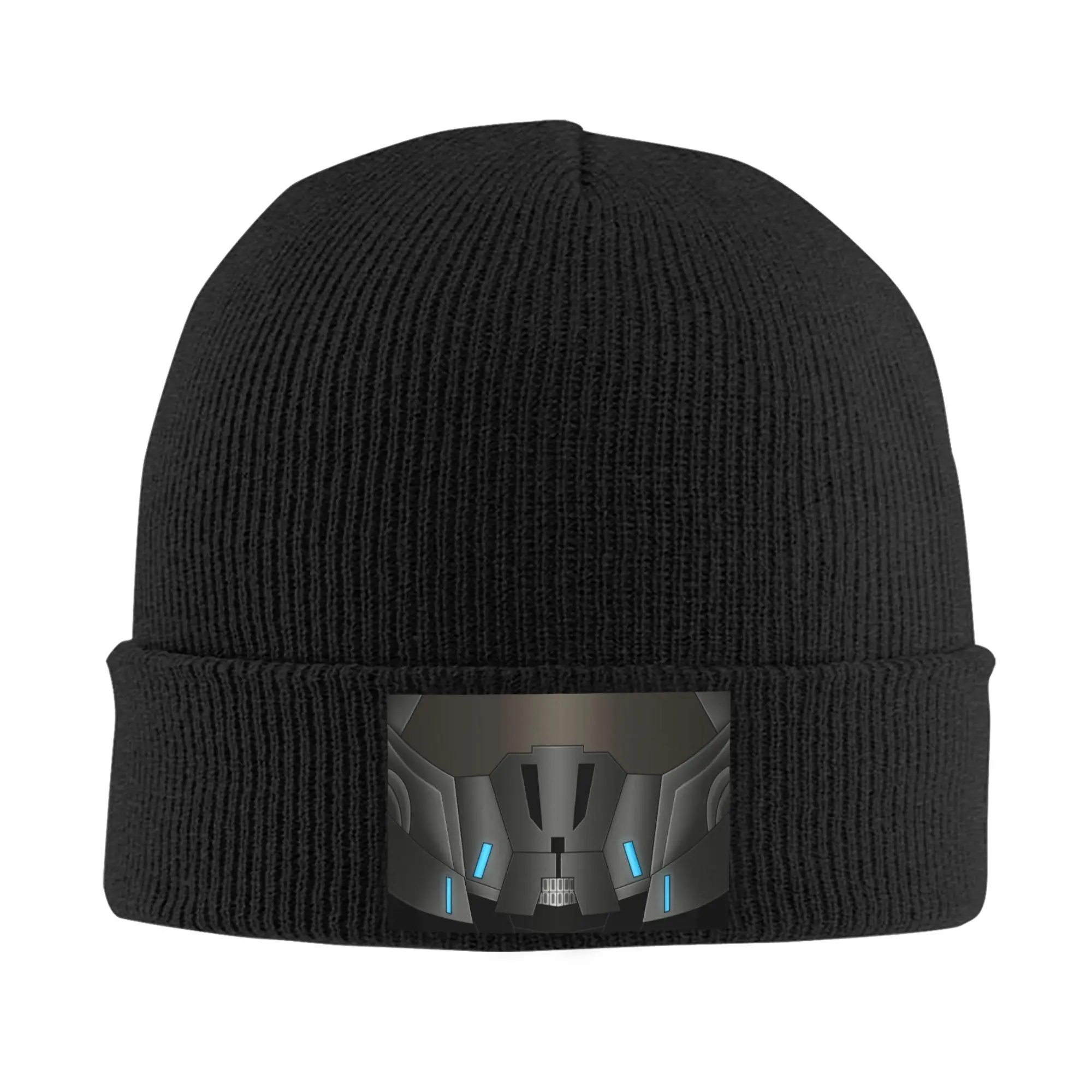 Custom N7 Mass Effect  Bonnet Hats  Street Knitted Hat For Women Men Autumn Winter Warm Play Gaming Skullies Beanies Caps