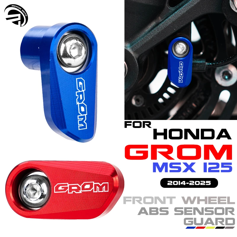 

For Honda GROM125 MSX125 GROM MSX 125 2014-2025 2024 Motorcycle Accessories Aluminum Front Wheel ABS Sensor Protection Guard