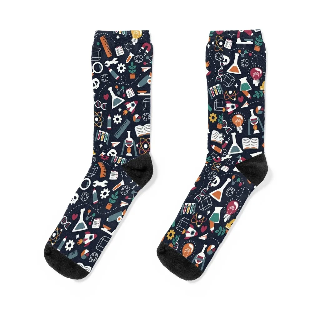 Amazing Science Socks funny sock short japanese fashion christmas gifts Men Socks Luxury Brand Women's