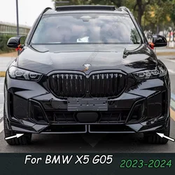 MP Stijl 4 STUKS Voorbumper Splitter Lip Spoiler Protector Canard Voor BMW X5 G05 M-Sport LCI 30d 40i 50e M60i 2023-2024 Body Kits