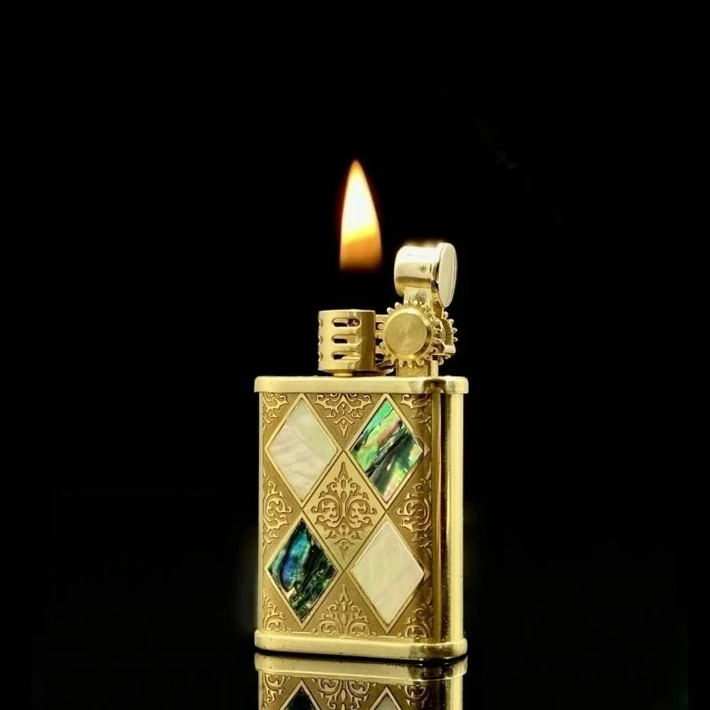 

Латунная керосиновая зажигалка ZORRO 587 с красочной оболочкой, инкрустированная шлифовальным кругом в стиле ретро, ветрозащитная прикуриватель, элитный подарок