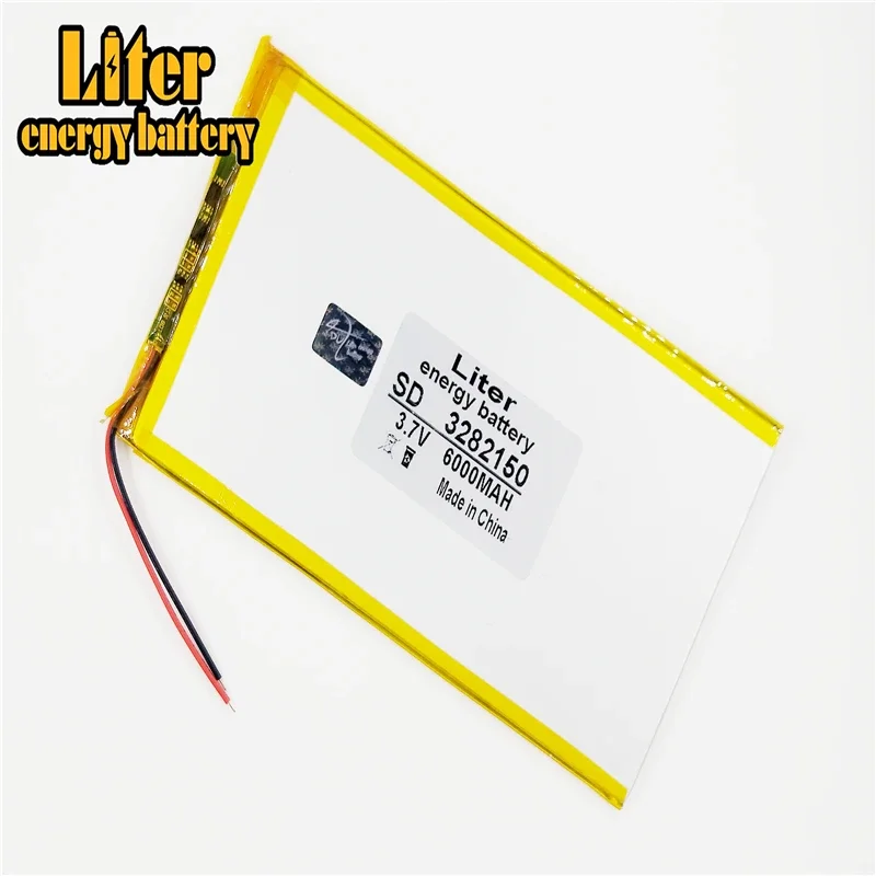 3282150 3.7V 6000mAH(Real 6000mAh) Li-ion battery for I V88, V971, M9 Tablet PC, 3280150