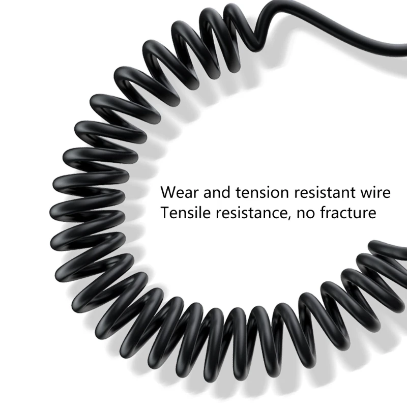 Y5LC Curly USB A до USB C быстро зарядное устройство 5A Cable Cable Cable C.